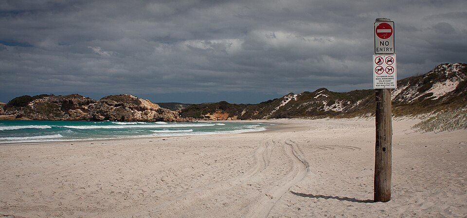 Nanarup beach, Australie
